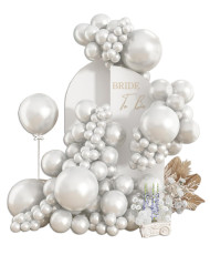 Girlanda balonowa perłowa (86 elementów)